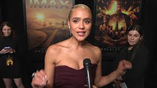 Nathalie Emmanuel Interview at the MEGALOPOLIS Premiere [upl. by Stretch]