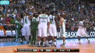 Unicaja Malaga  Panathinaikos 76  77 Diamantidis show [upl. by Soirtimid231]