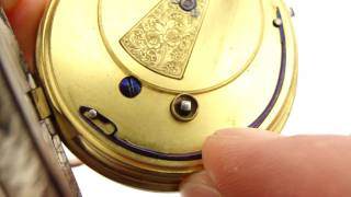 How to Open a Fusee Pocket Watch [upl. by Bourke347]