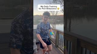 Do not attempt my pain training😂🏈 threadperformance football sports funny comedyskit [upl. by Tessil52]