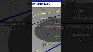 2024 Solar Eclipse Path through United States [upl. by Ojela]