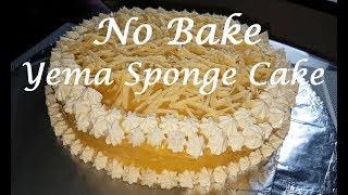 No Bake Yema Sponge Cake  No bake Sponge Cake  Steamed Cake recipe [upl. by Erdied]