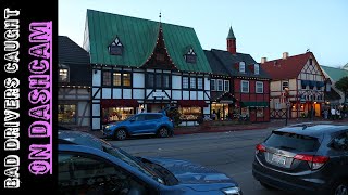 Lets Drive Through A Quaint Scenic Village At Christmas Solvang California [upl. by Youngran]