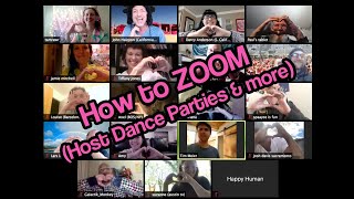 How to ZOOM and Socialize in Isolation and Host DANCE PARTIES on Facebook [upl. by Orsini]