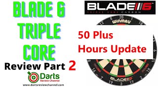 Winmau Blade 6 Triple Core Carbon Review Update After 50 Plus Hours Use [upl. by Eilime]