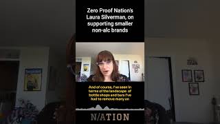 Zero Proof Nations Laura Silverman on supporting small NA brands podcast alcoholfreedrinks [upl. by Acul]