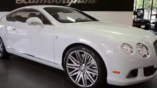 2013 Bentley Continental GT Speed Ice White LC251 [upl. by Aihsatsan]