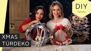 DIY Türkranz für Weihnachten mit Eylem von refashion  Roombeez – powered by OTTO [upl. by Edholm]