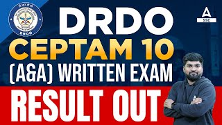 DRDO CEPTAM 10 AampA Result 2023 Out  DRDO Result 2023 Details by Rajat Sir [upl. by Rodablas]