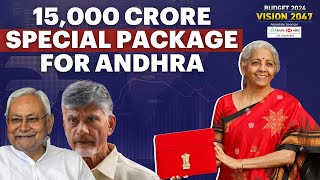 Nirmala Sitharaman Announces Special Financial Package For Andhra Pradesh amp Amravati Project [upl. by Acireed]