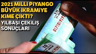 2020  2021 YILBAŞI MİLLİ PİYANGO BÜYÜK İKRAMİYESİ BAKIN KİMLERE ÇIKTI [upl. by Aelsel]