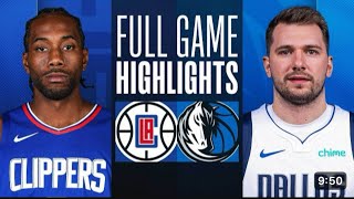 Los Angeles Clippers vs Dallas Mavericks  Full Game Highlights  Reaction [upl. by Aldercy849]