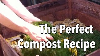 The Perfect Compost Recipe  How to Get Your Compost Heap Cooking [upl. by Nahtanaj]