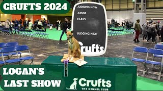 CRUFTS DOG SHOW 2024  LOGANS FINAL APPEARANCE IN THE SHOW RING [upl. by Lias]