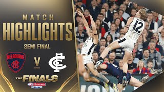 Melbourne v Carlton Highlights  SemiFinal 2023  AFL [upl. by Innavoj]