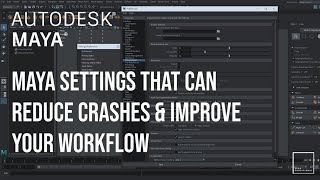 Tired of Maya crashing Use these settings and improve your workflow in Autodesk Maya [upl. by Molini]