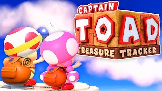 Captain Toad Treasure Tracker  100 Walkthrough DLC 2 Players All Gems All Objectives [upl. by Pasia485]