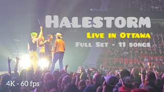 HALESTORM  Live in OTTAWA 🇨🇦  Full Set  11 songs  102824 HalestormRocks fyp martintc [upl. by Corwin]