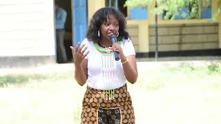 Charlene Ruto with girls  Isiolo Girls National School had an enjoyable session [upl. by Hawger]