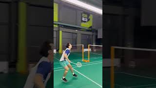 Badminton technique with racket handle badminton [upl. by Pamela]