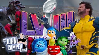 Super Bowl Trailers Which Ones To Expect  The John Campea Show [upl. by Pufahl]