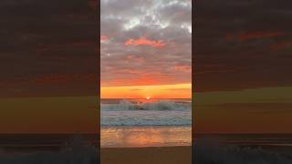 Amazing Sunrise Sky over Crashing Waves [upl. by Frissell]