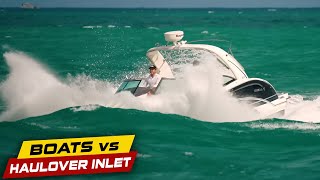 2023 TOP 22 MOMENTS AT THE INLET PART 4   Boats vs Haulover Inlet [upl. by Nesmat]