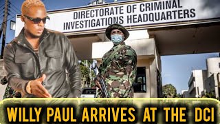 Willy Paul Arrives At The DCI Offices In Kiambu [upl. by Kristine]