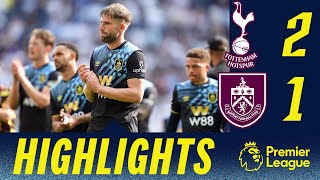 Burnley Relegated To The Championship  Tottenham 21 Burnley  Highlights [upl. by Aenaj]