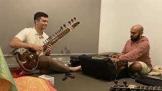 Raag Charukeshi with Bhargav Sridhar on Harmonium [upl. by Lahtnero]