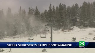 Ski resorts getting ready to start winter season earlier [upl. by Edwyna]