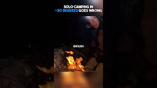 Solo Camping In Alaska Goes Wrong shorts viral [upl. by Eada347]