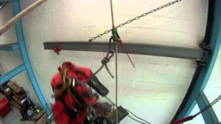 Drop testing back up devices for rope access use [upl. by Nibaj718]