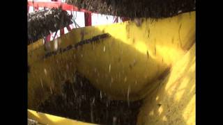 KII Sugar Beet Piler In Action Michigan Sugar [upl. by Rellim]