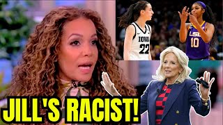 Jill Biden BRANDED A RACIST By View Host Sunny Hostin after INVITING LSU amp IOWA to White House [upl. by Hillari]