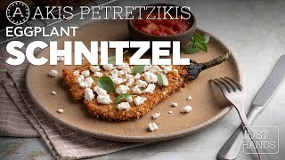 Eggplant Schnitzel  Akis Petretzikis [upl. by Aimar953]