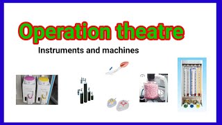 Operation theatre Instrument Equipment with name anaesthesiawithbabar2576 [upl. by Oderf]