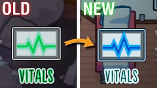 Among Us VITALS evolution  Scientist VITALS new UPDATE [upl. by Esela230]