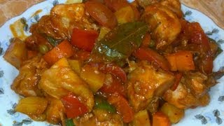 Chicken Afritada  Afritadang Manok  Cooking guide [upl. by Yelha]