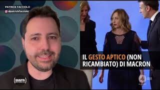 Il linguaggio del corpo di Giorgia Meloni al G7 Patrick Facciolo a Quarta Repubblica [upl. by Eillah929]