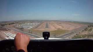 Private Pilot Training Landing and Traffic Pattern Demonstration During Student Flight Training [upl. by Accisej]