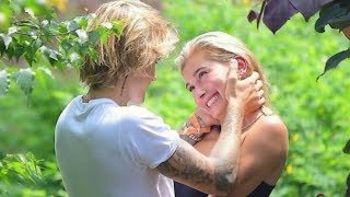 Justin Bieber amp Hailey Baldwin CUTEFUNNY Moments [upl. by Werby168]