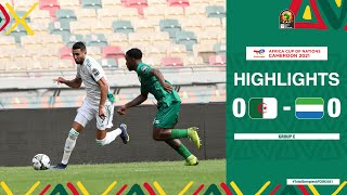 Algeria 🆚 Sierra Leone Highlights  TotalEnergiesAFCON2021  Group E [upl. by Matthias671]