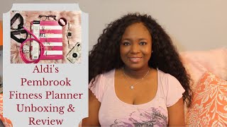 ALDIS PEMBROOK FITNESS PLANNER Unboxing and Review  Getting Fit in 2020 [upl. by Ycinuq339]