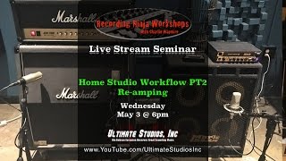 Home Studio Workflow PT2 Reamping Guitar amp Bass [upl. by Koah]