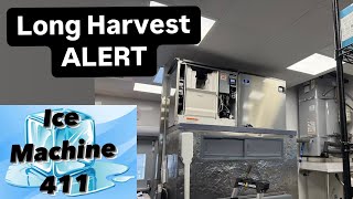 Manitowoc ice machine long harvest alert [upl. by Enenaj]