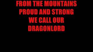 Rhapsody  Power of the dragonflame with Lyrics [upl. by Inattyrb]