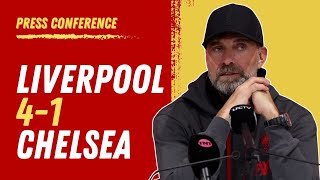 Liverpool 41 Chelsea  Jurgen Klopp Press Conference [upl. by Nomde]