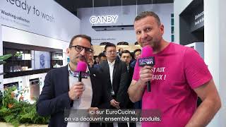 Lauching of New Candy at Eurocucina – Report Kitchen Win [upl. by Avlis]