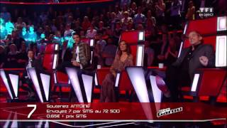 ANTOINE THE ROLLING STONES  SYMPATHY FOR THE DEVIL THE VOICE 2016 [upl. by Olocin]